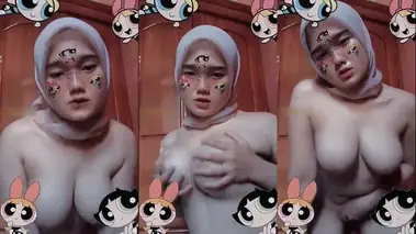 Jilbab Manja Pasrah Digrepe Montok poster